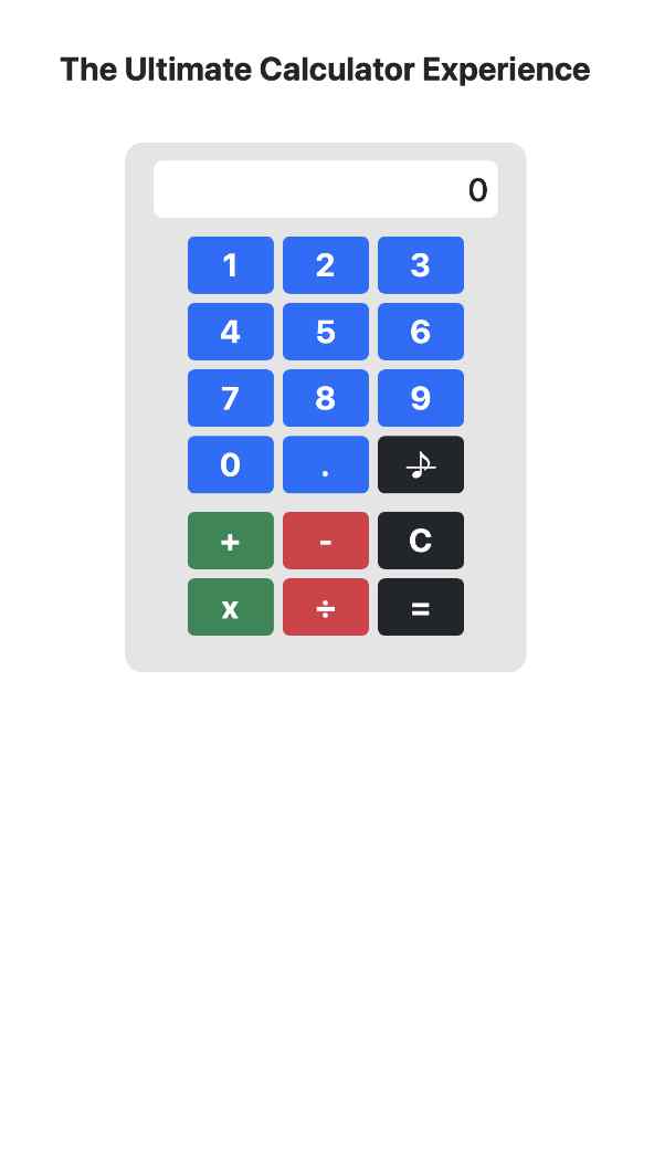 Calculator app preview