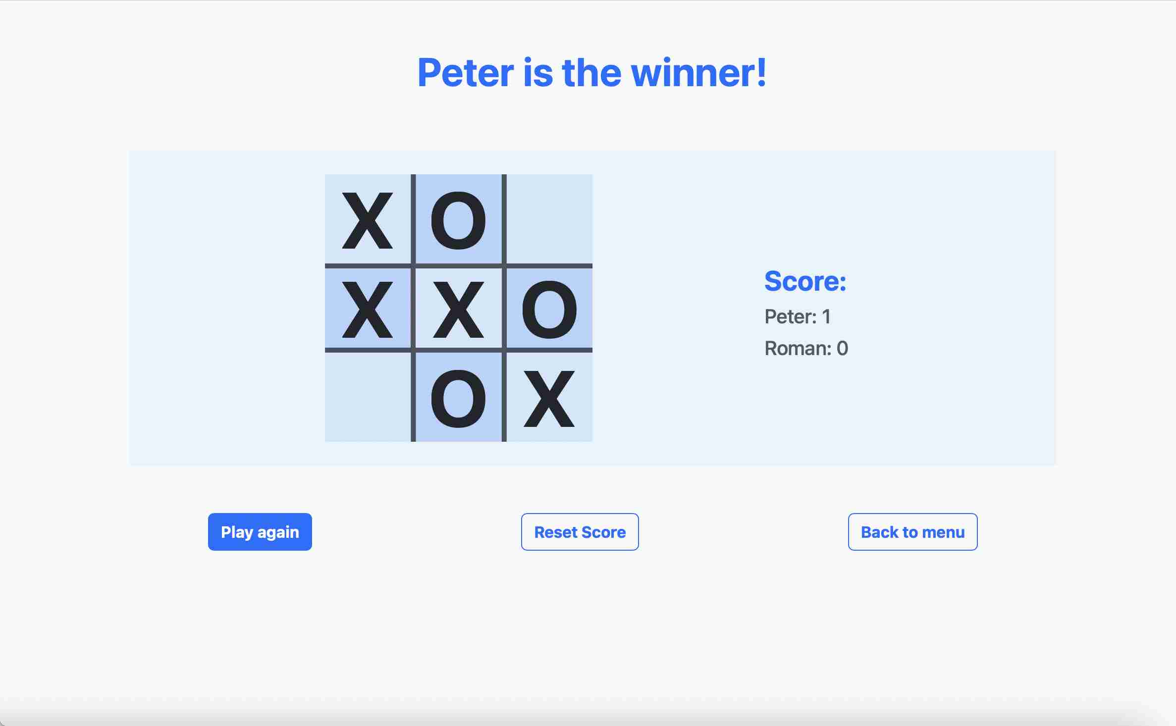 Tic tac toe video game preview