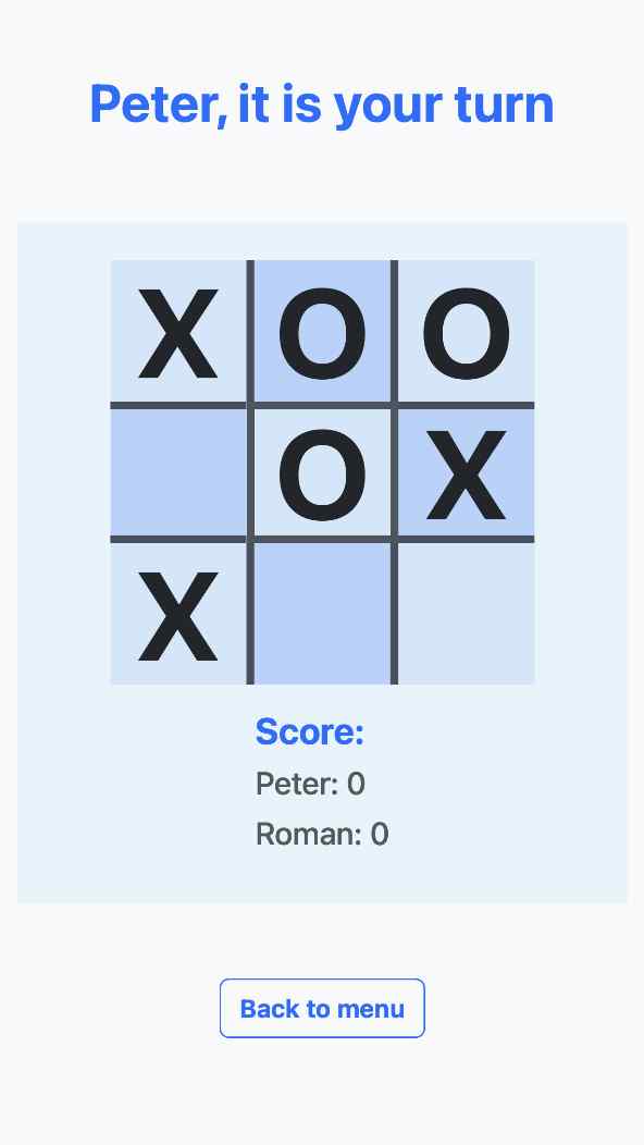 Tic tac toe video game preview